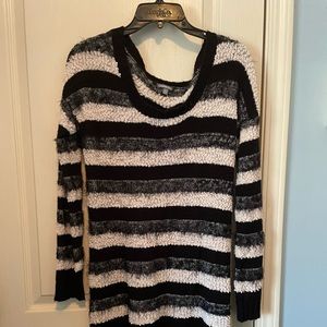 Black, white, and gray Charlotte Russe Sweater